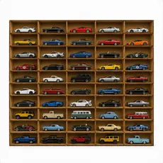 Expositor Carrinhos Hotwheels Mdf Resistente Preto ou Cru para Coleçao