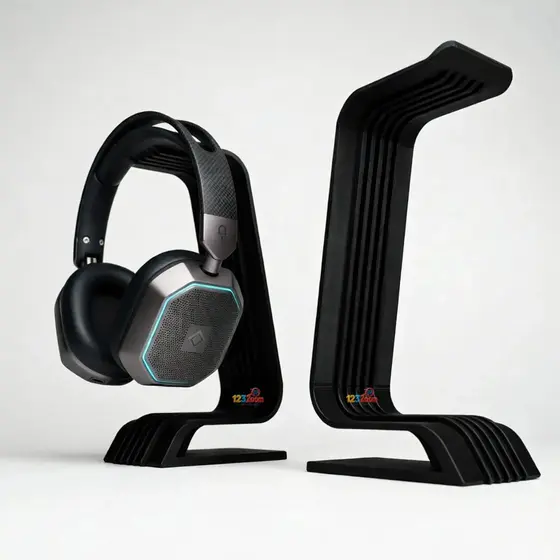 Suporte Premium Para Headset Gamer Design Elegante E Resistente Preto