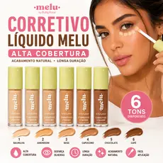 Corretivo Líquido Cobertura Leve Melu by Ruby Rose HB-8104 Fashion Promotion