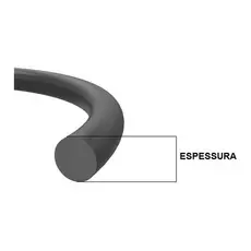 Cordão De Borracha Oring Nbr 2 Mm  5 Metros