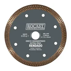 Disco Diamantado Rendado Para Porcelanato - Extrafino  110 x 20mm (34,0017) - Rocast