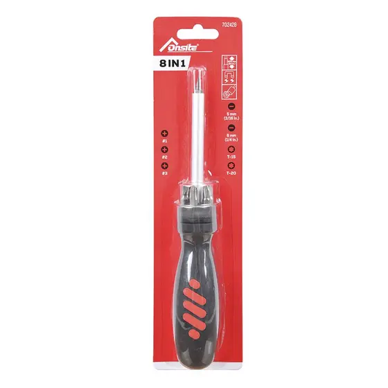 Chave Multifunção 8 em 1 - Fenda, Phillips e Torx (702428) - Onsite