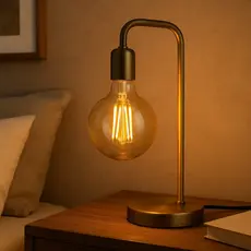 Lâmpada Filamento LED G80 E27 Âmbar Retrô 4W Vintage 110~220V | Bivolt