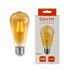 Lâmpada Filamento ST64 Vitange Retrô 110~220V | Bivolt