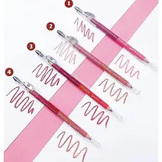 Lápis Labial Duo Luisance Matte/Fosco Lápis de Boca com Duas Pontas para Contorno dos Lábios com Apontador L852