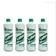 Kit 4 Removedores De Esmalte Lutex  Ap Eco - 500 Ml