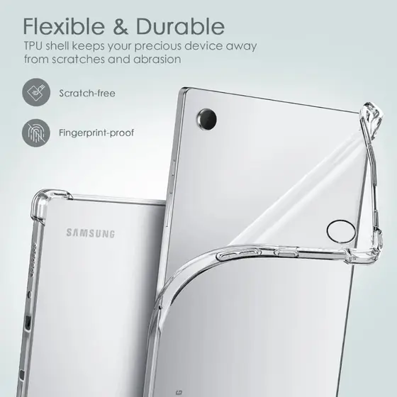 Capa Tablet  transparente Tpu+ Pelicula para Tablet A8 x205