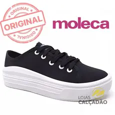 Tenis Feminino Plataforma Casual Moleca Original Lançamento 5757102 ENVIO IMEDIATO