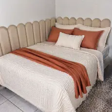 KIT 10 Placas Cabeceira de Cama Estofada NUVEM 60x20cm - Autocolante ENVIO RAPIDO