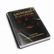 Grimório De São Cipriano Original, capa de cabra livro raro magia ocultismo completo, Magia, feitiços, São Cipriano