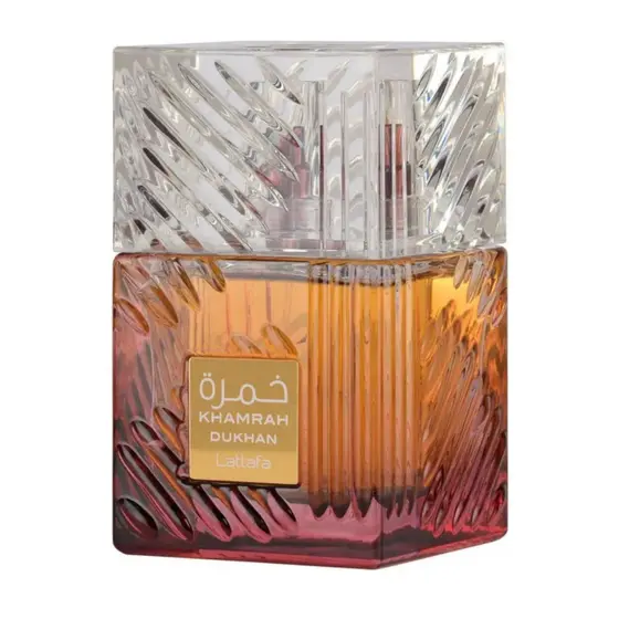 Lattafa Khamrah Dukhan EDP 100ml Masculino-Original com Selo Adipec