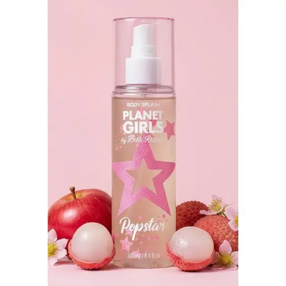Body Splash Popstar Planet Girls Rosa Claro
