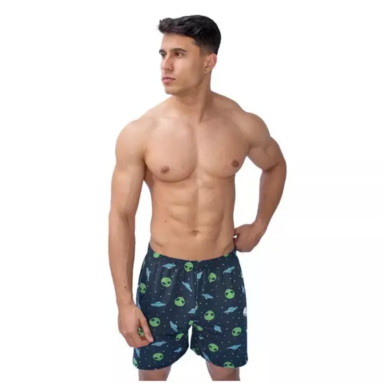 Cueca Samba Canção Short de Dormir Masculino Pijama Masculino Samba Canção Estampado