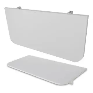 Mesa De Parede Branca Dobrável P/ Cozinha 90x40cm
