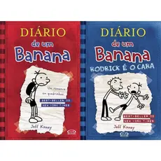 Coleção Diário de Um Banana - Volumes 1 e 2 - Autor: Jeff Kinney - Capa Dura