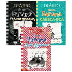 Coleção Diário de um Banana - Vol 17, 18 e 19: Frawda Megaxeia + Cabeça-Oca + Baita Lambança - Capa Dura
