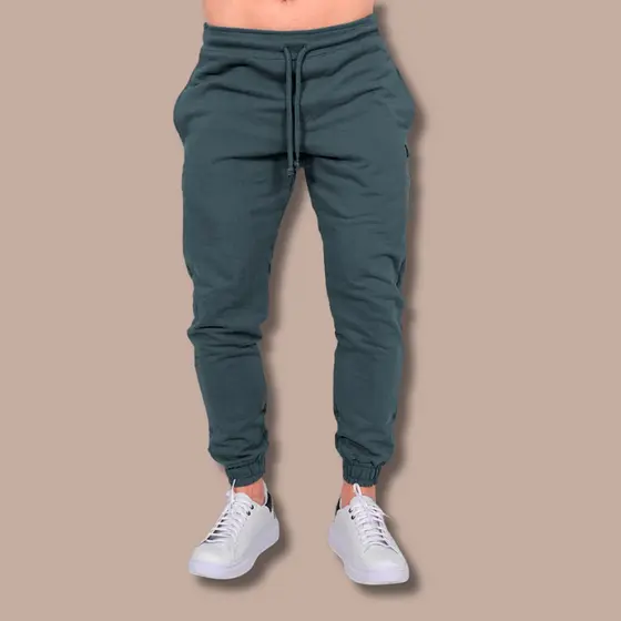 Calça Moletom Masculino Slim Jogger Algodão Premium Conforto