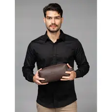 Necessaire Masculina Organizador Mala Viagem Couro Premium