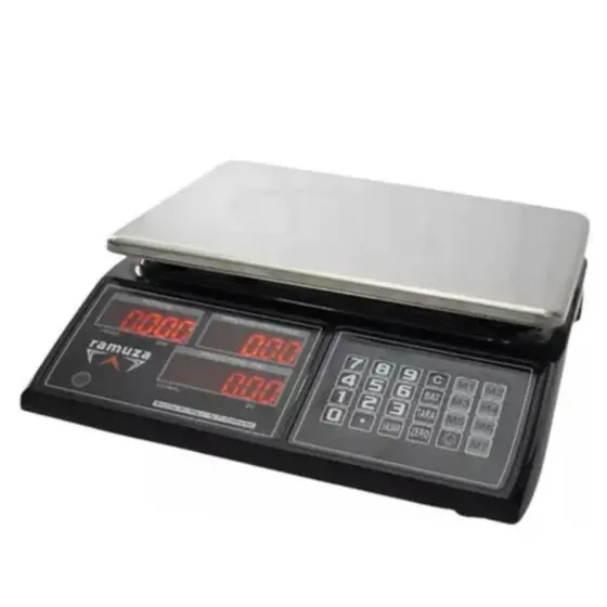 Balança Digital Ramuza Dcrl M8 31kg Bat Lacre E Selo Inmetro