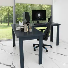 Mesa Gamer 1,10x1,10 Em L Multiuso Organizadora