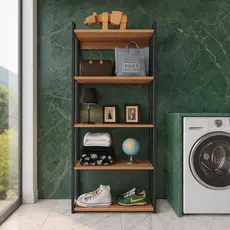 QUEIMA DE ESTOQUE - Estante Multiuso Industrial  Estilo Vintage - c/ 5 Prateleiras para Lavanderia