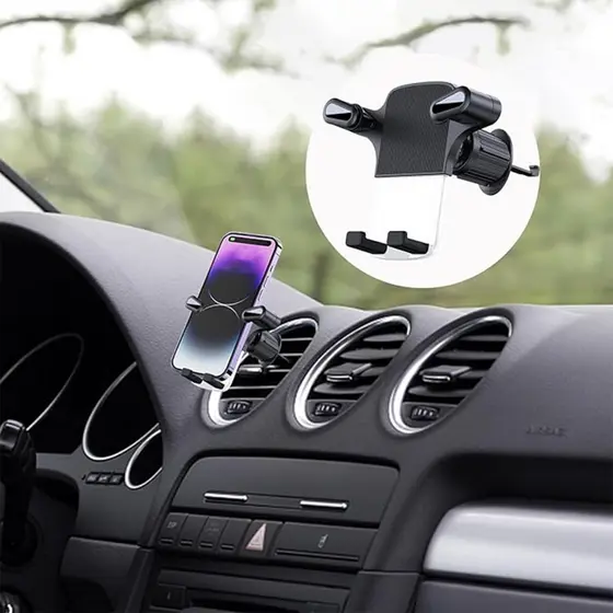 Suporte Veicular Carro para celular 360°Ventilação de Ar
