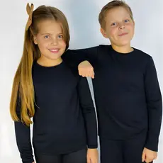 Blusa Térmica Infantil Peluciada Unissex Flanelada Manga Longa Frio Inverno