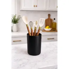 Porta Utensílios Cerâmica Organizador De Cozinha Porta Talheres Colheres Espátulas