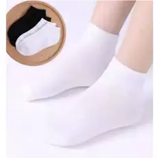KIT 12 PARES Meia Infantil Algodão Branca Escolar Menina Menino. * ENVIO EM ATÉ 24 HORAS *