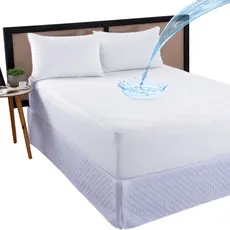 Lençol Impermeável Matelado Com Elastico Em Toda Volta Casal Queen King e Solteiro
