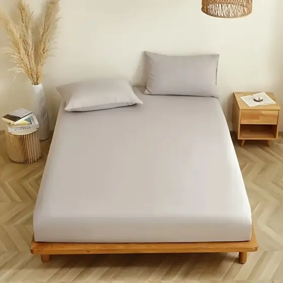 Jogo de Cama Solteiro 400 Fios com Elástico – 2 Peças Macio e Confortável