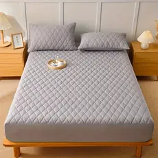 Lençol Protetor Ajustável Macio e Impermeável Decorativo Avulso Para Colchão Berço, Solteiro, Casal, Queen e King