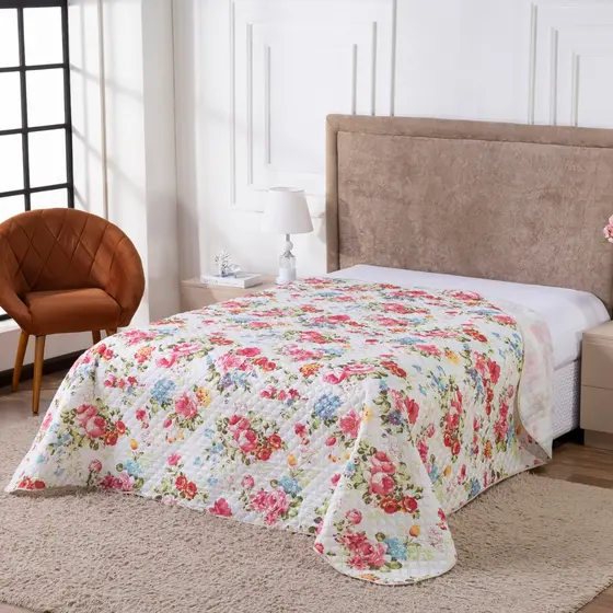 Promoção Cobre Leito Casal Avulso Matelado Ultrassônico Diversas Estampas e Cores Lisas