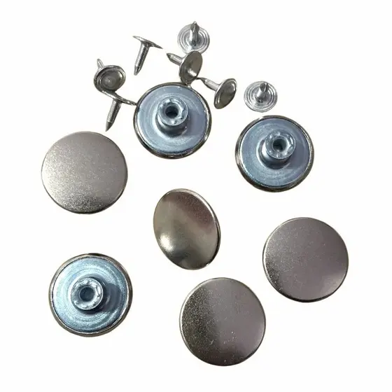 Botão Fréxivel 10 unidades Nos Tamanhos 17mm ou 20mm Para, Calças, Bermudas  Jeans