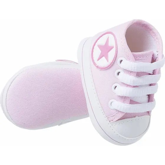 Calçados sapatinho bebe infantil estrela cano alto TF21