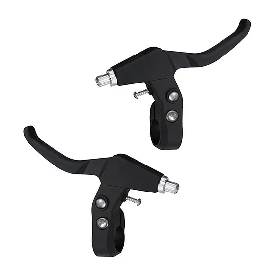 Manete maçaneta v-brake nylon com regulagem aluminio - Paco