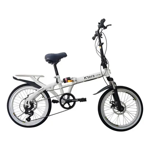Bicicleta Aro 20 Dobrável 7v Shimano Suspensão Freio a Disco