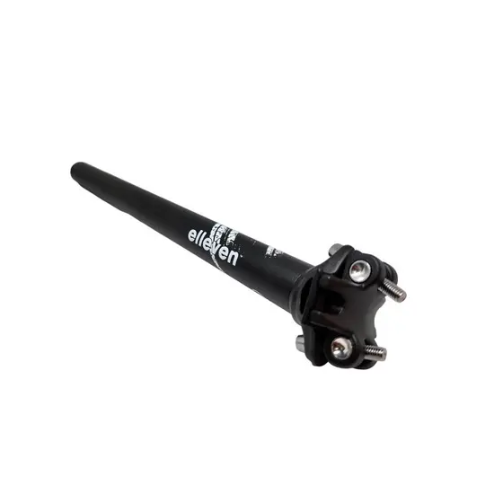 Canote Aluminio  27.2 X 400mm preto off set 0 mm