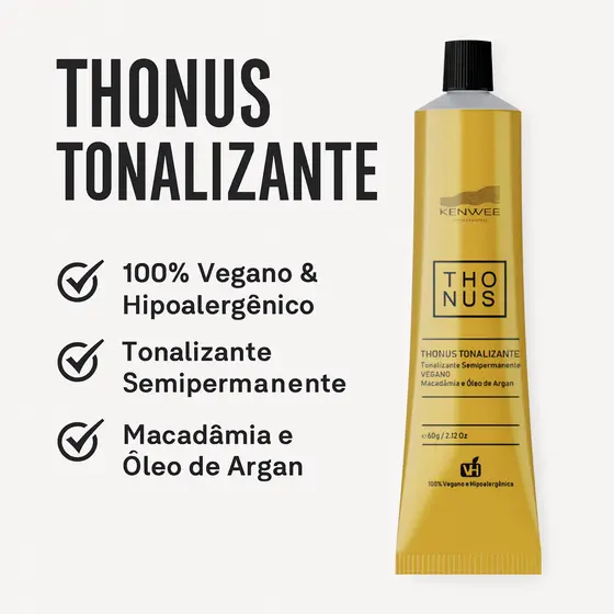 Tonalizante Semipermanente 100% Vegano Thonus Kenwee