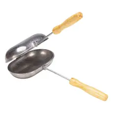Sanduicheira Tostex p/PÃO FRANCÊS Alumínio e Madeira [Envio HOJE]