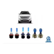 Hb3 H11 H16 Jeep Compass 2017 2018 Kits Super Branca