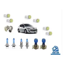 Farol Peugeot 207 Kit Lampada Super Branca Leds