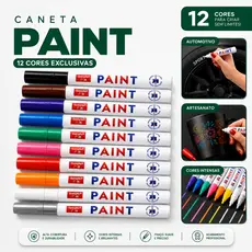 Canetas Paint Marcador Permanente Tinta À Prova D'água Colorida Graffti Caneta Marcadora De Pneus De Metal