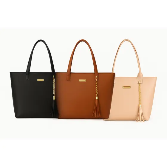 Bolsa Sacola Feminina de Ombro Grande Dia a Dia espaçosa Elegante para Trabalho Praia