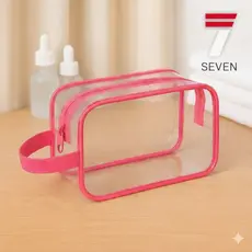kit 2,4,6,8 Nécessaire Transparente Plastico Grosso Espessura 0.15 Nécessaire Enfermagem Plástico Cristal