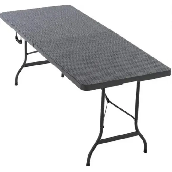 Mesa Maleta Dobrável Portátil 1,80m Com Alça Camping Eventos Interno Externo Multifuncional Nakasaki