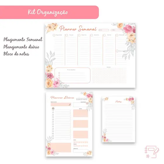 Kit Planejamento Floral