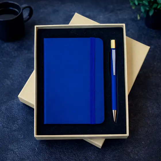Kit Executivo - Caneta e Moleskine Personalizados