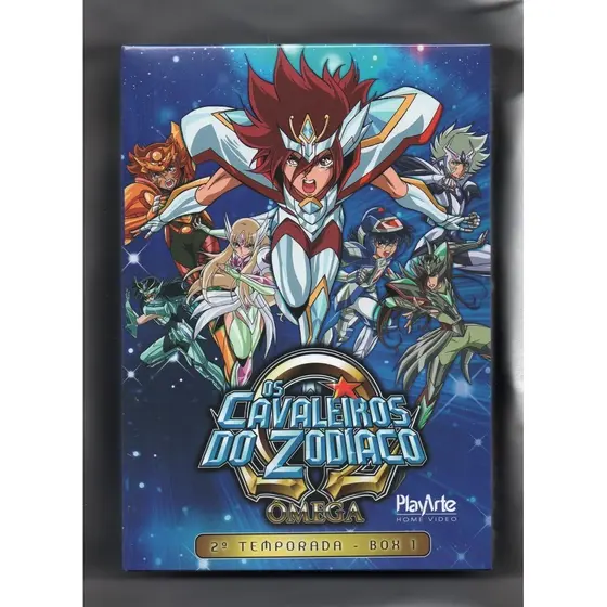 Os Cavaleiros Do Zodíaco Ômega 3 DVDs 2ª Temporada Box 1