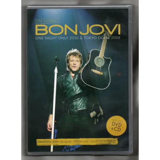 Bon Jovi Dvd + Cd One Night Only 2010 & Tokyo Dome 2008